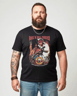Nome do produto Plus Size Rock Guns N' Roses III