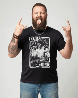 Nome do produto Plus Size Rock Elvis Presley II