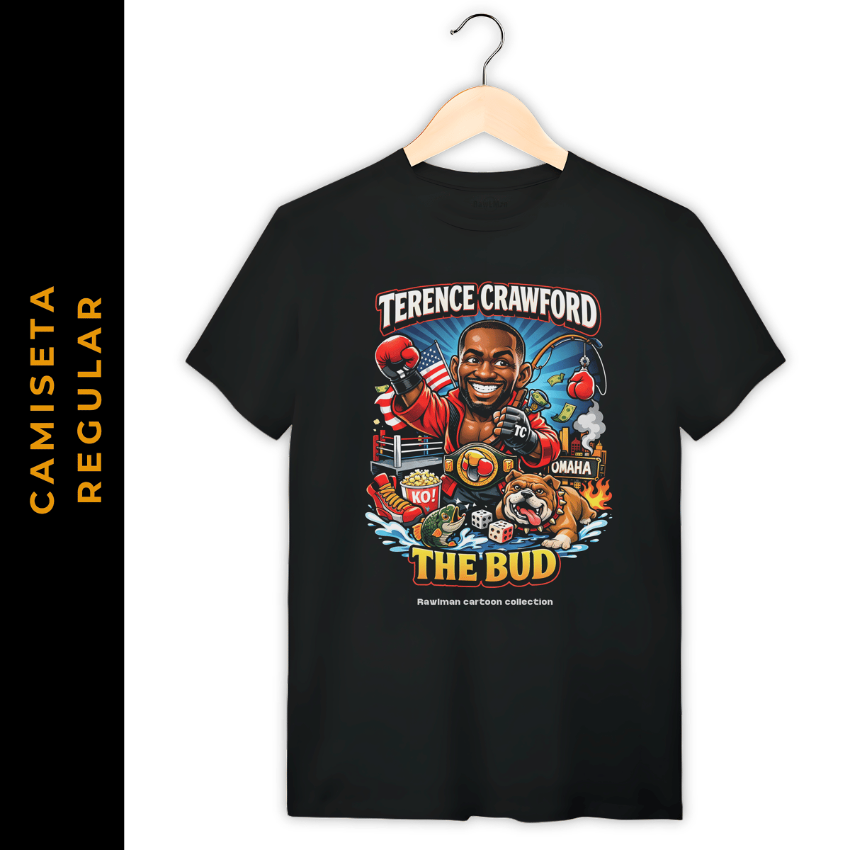 Nome do produto: Regular Cartoon Boxe Terence Crawford