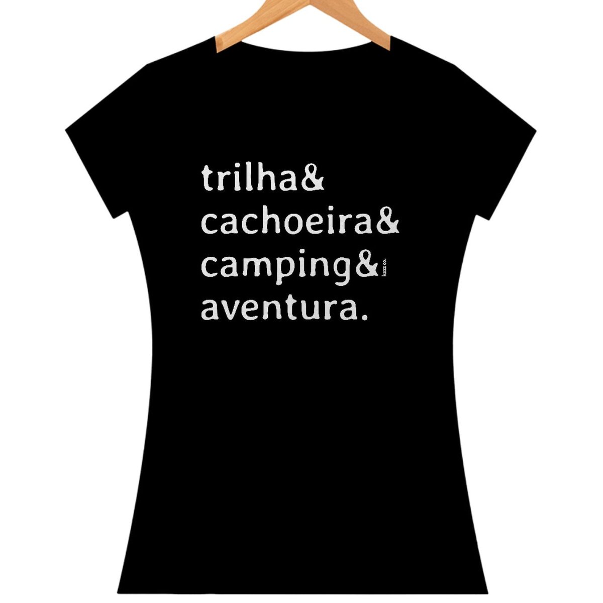 Nome do produto: Baby look Trilha & Cachoeira & Camping & Aventura
