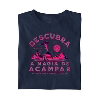 Camiseta Descubra a Magia de Acampar 1