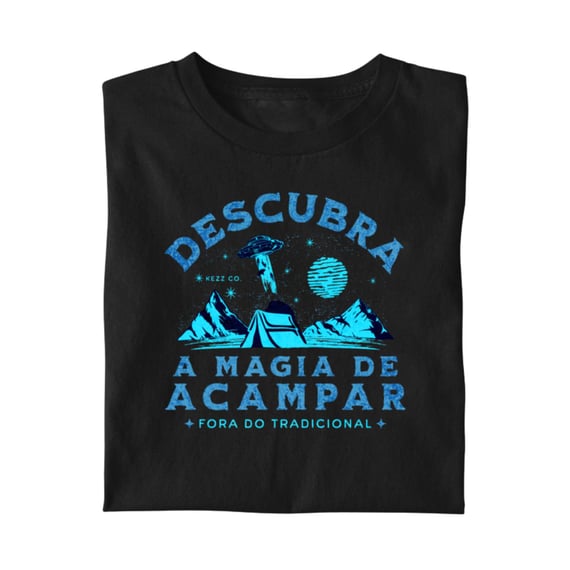 Camiseta Descubra a Magia de Acampar 2