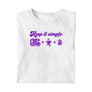 Nome do produto Camiseta Keep it simple