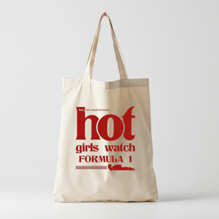 Nome do produtoECOBAG | Hot Girls Watch FORMULA 1 