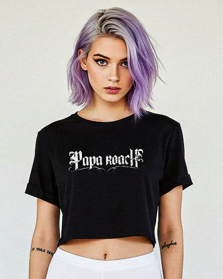 Nome do produto: Papa Roach | Cropped