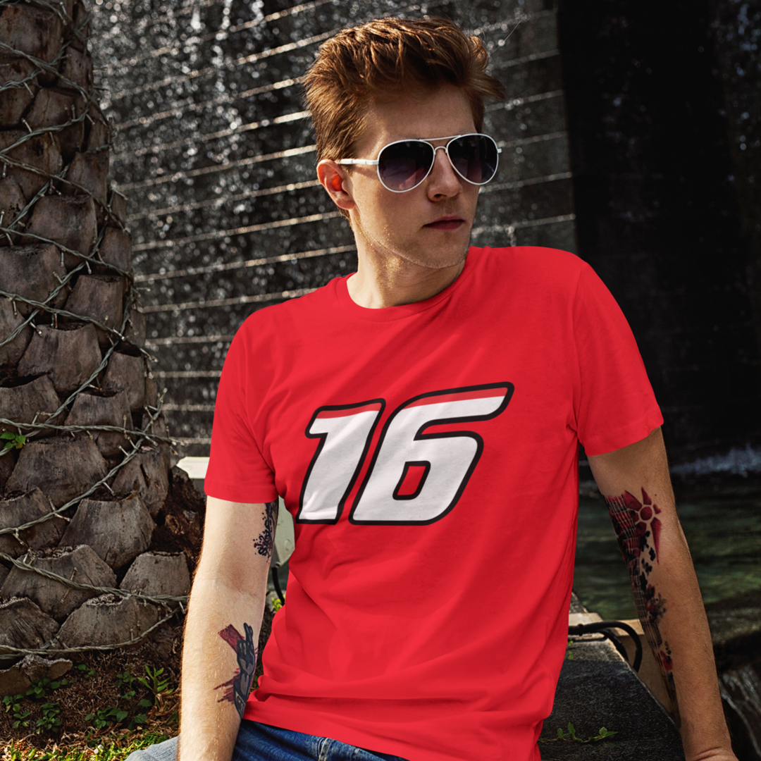 Nome do produto: Camiseta 16 Charles Leclerc