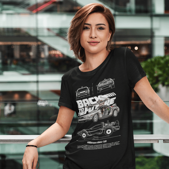 Camiseta DeLorean De Volta Para o Futuro