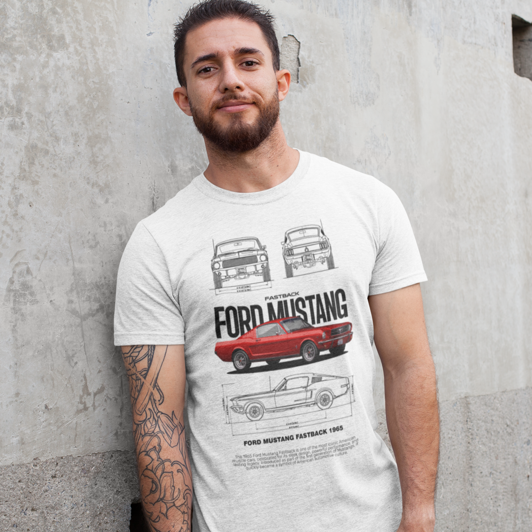 Nome do produto: Camiseta Ford Mustang Fastback