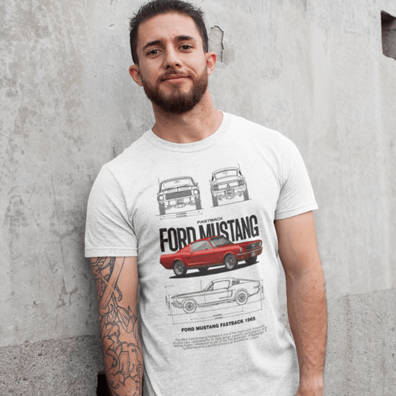 Camiseta Ford Mustang Fastback