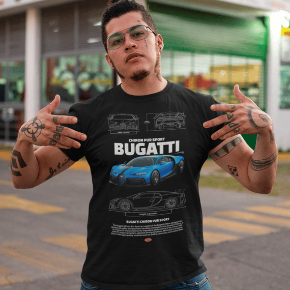 Camiseta Bugatti Chiron Pur Sport