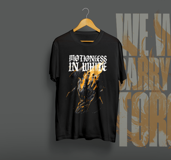 Camiseta Motionless In White - Carry The Torch