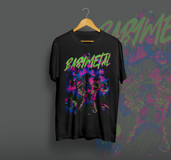 Camiseta Babymetal - Neon