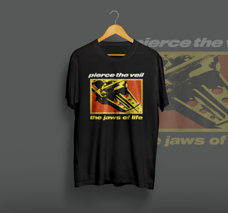 Camiseta Pierce The Veil - Jaws of Life Preta