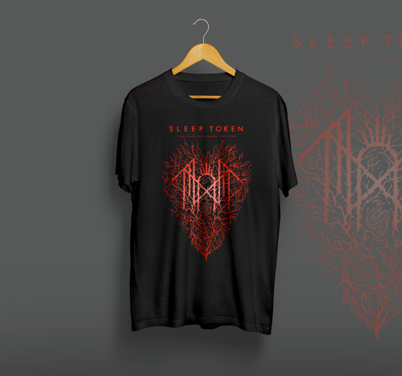 Camiseta Sleep Token - Coral Heart