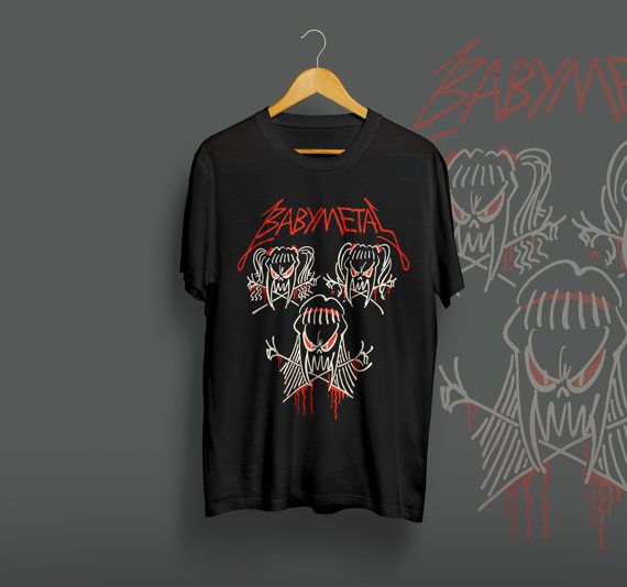 Camiseta Babymetal - Heads