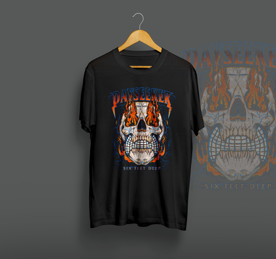 Camiseta Dayseeker - Six Feet Deep