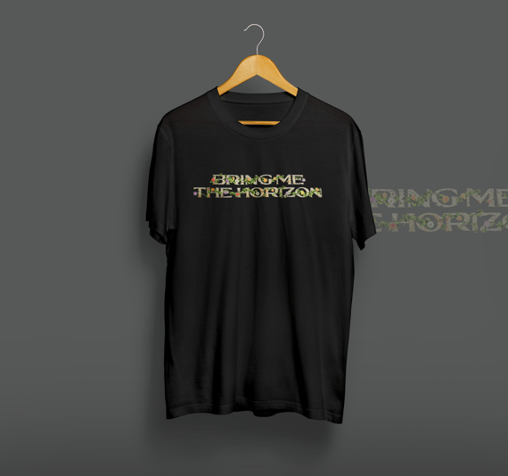 Camiseta Bring Me The Horizon - Floral Logo