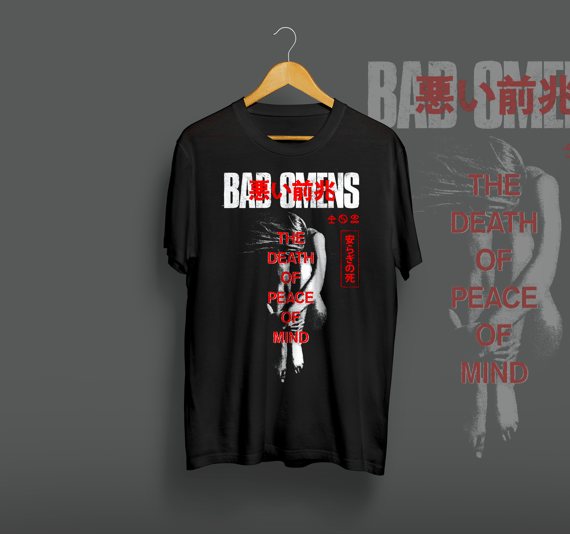 Camiseta Bad Omens - The Death Of Peace Of Mind