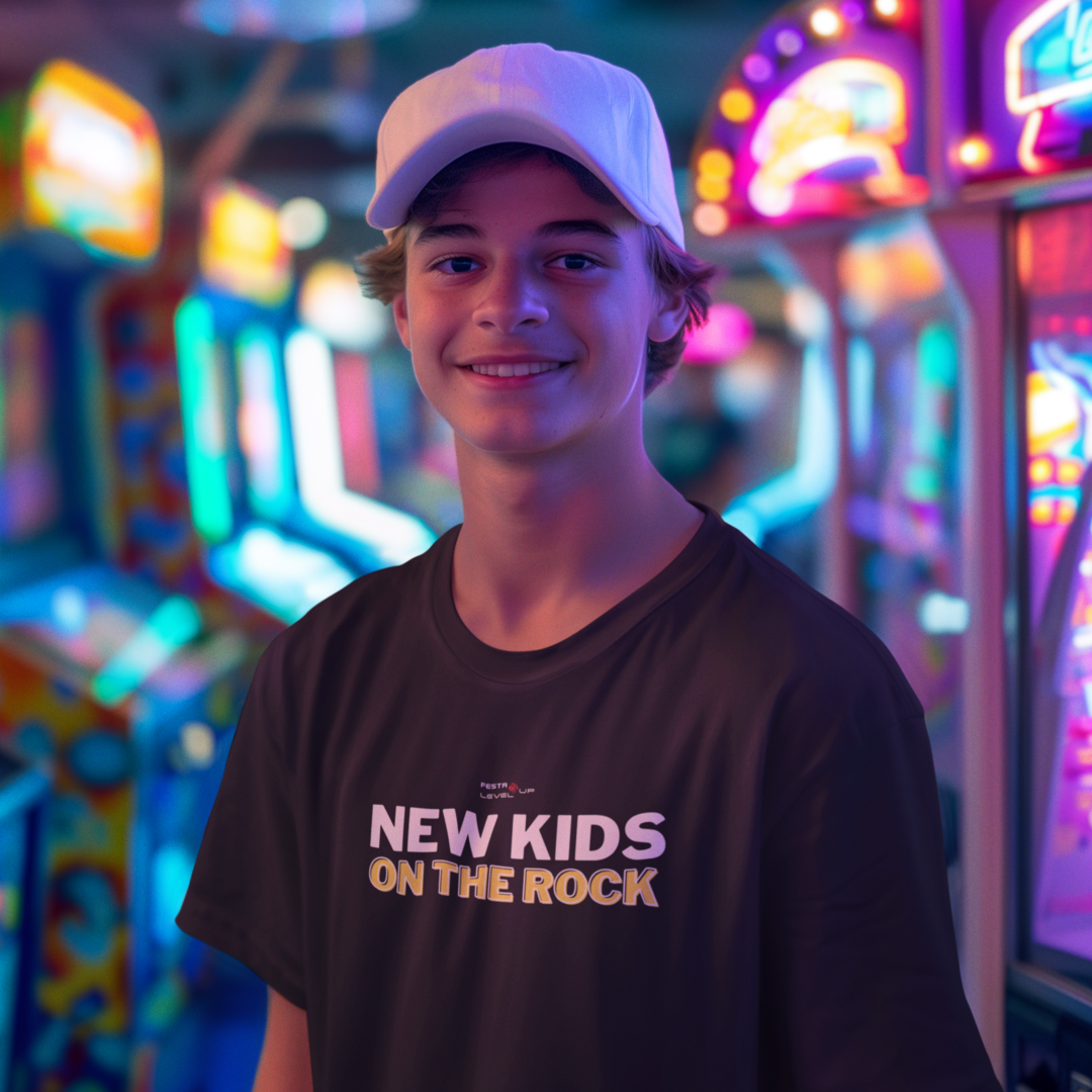 Nome do produto: Camiseta New Kids on the Rock - 10 a 14 anos