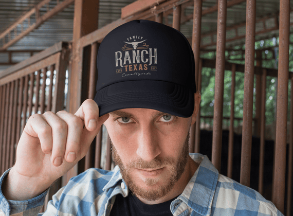 Boné Mundo Diferenciados Americano com Tela Texas Ranch