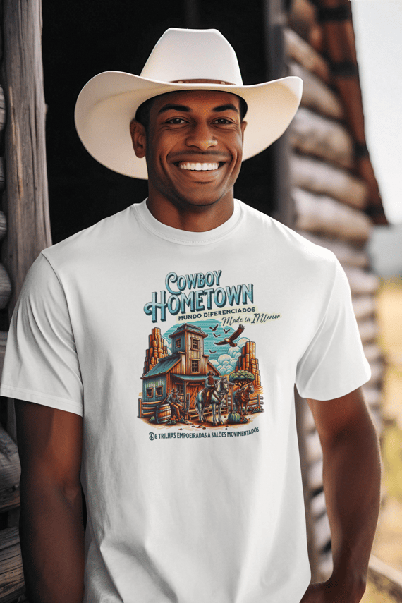 Camiseta Prime Mundo Diferenciados Cowboy Hometown