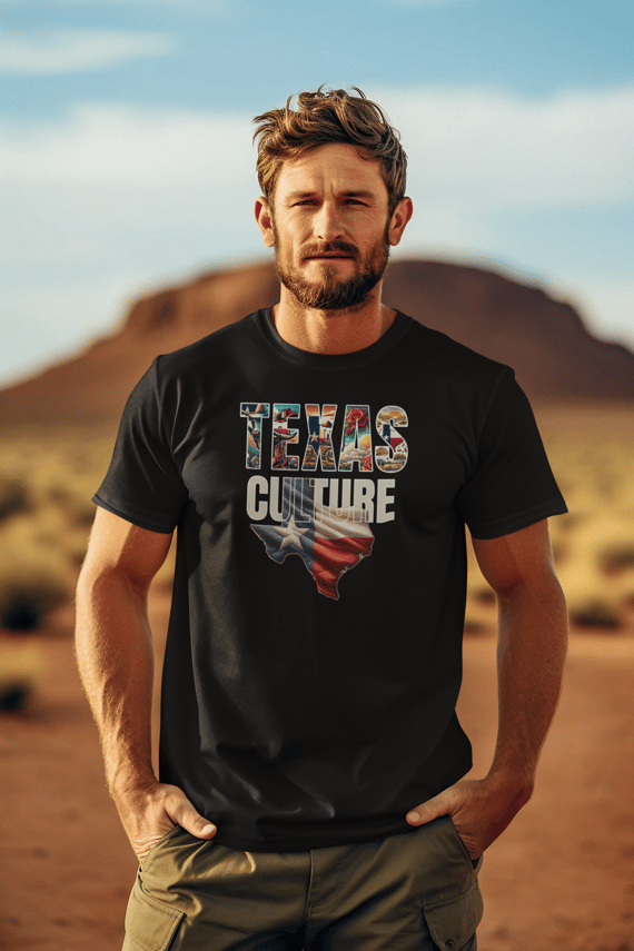 Camiseta Pima Mundo Diferenciados Texas Culture