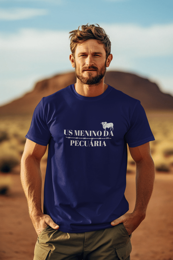Camiseta Prime Mundo Diferenciados Us Meninu da Pecuária