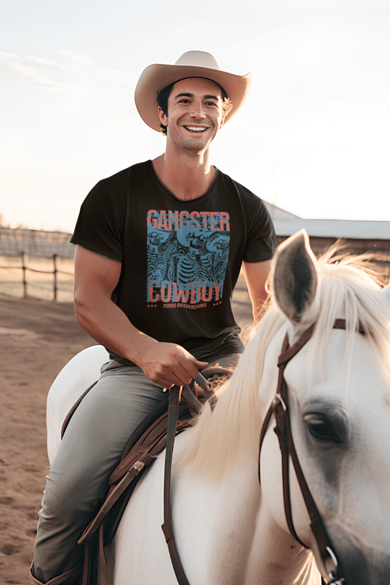 Camiseta Prime Mundo Diferenciados Gangster Cowboy