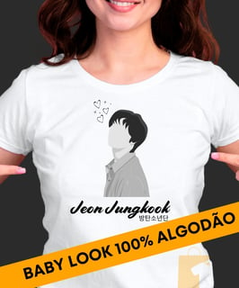 CAMISETA BABY LOOK JEON JUNGKOOK BTS 