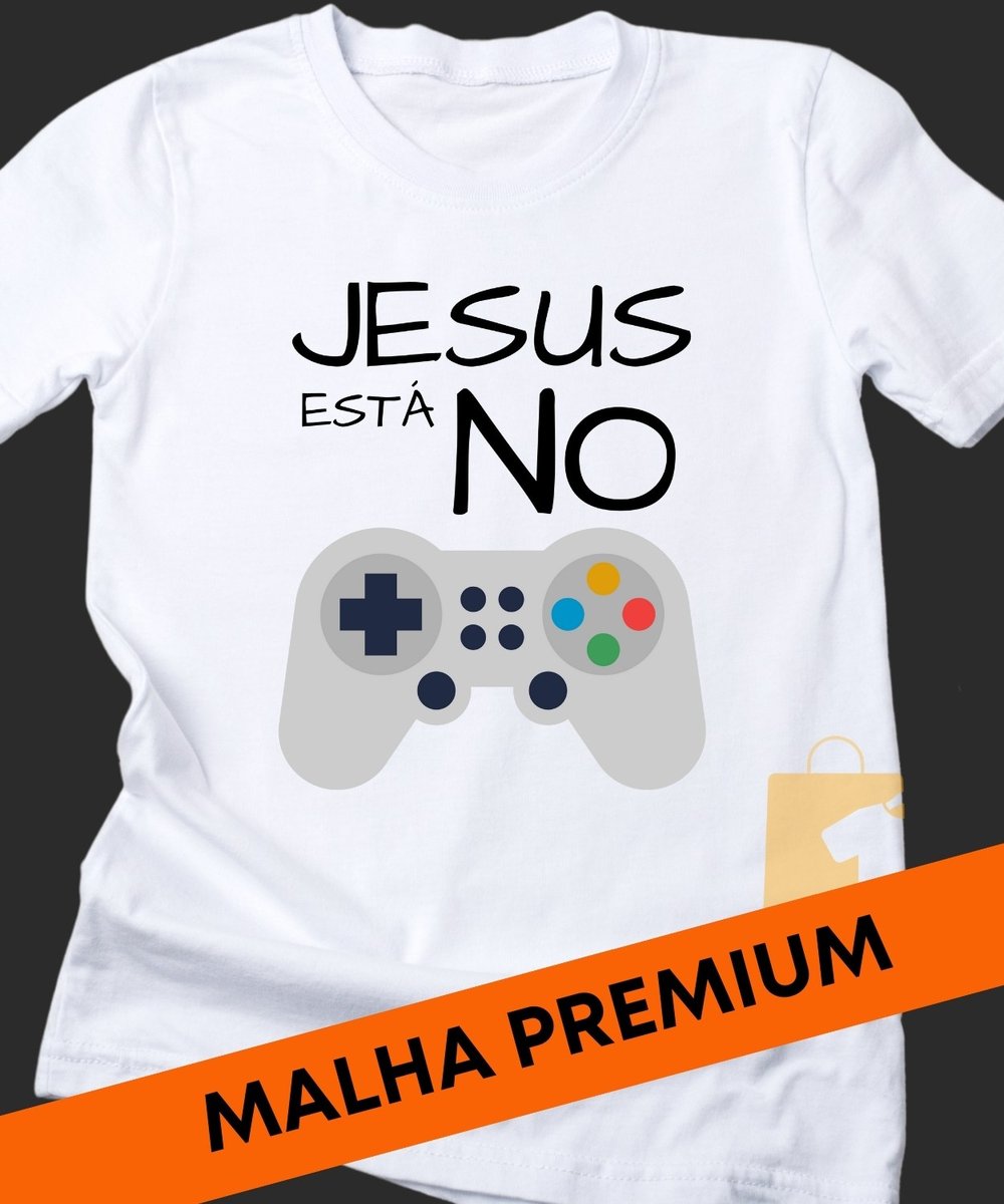 Nome do produto: CAMISETA JESUS ESTÁ NO CONTROLE UNISEX