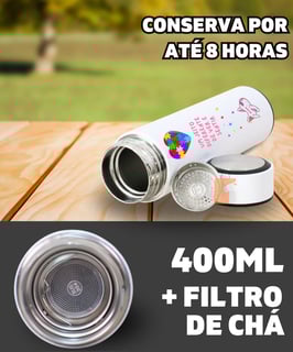 Nome do produto GARRAFA TÉRMICA CORAÇÃO DO AUTISMO