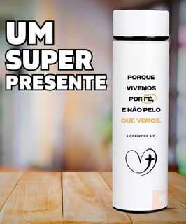 Nome do produto GARRAFA TÉRMICA 2 CORÍNTIOS 5 7 