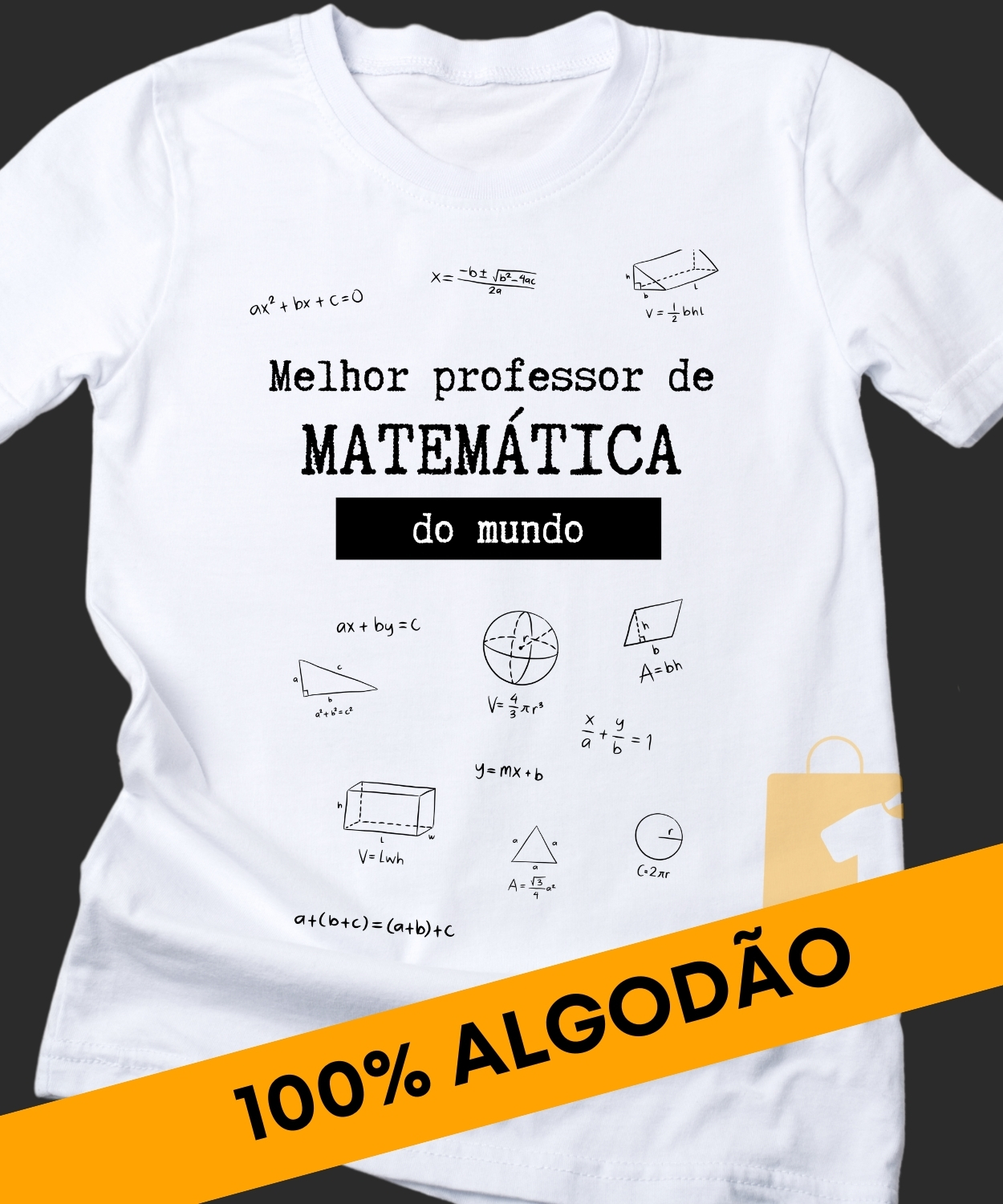 CAMISETA PRESENTE PROFESSOR DE MATEMÁTICA