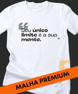 CAMISETA FRASE MOTIVACIONAL FORTE