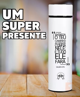 Nome do produto GARRAFA TÉRMICA SALMOS 37 5