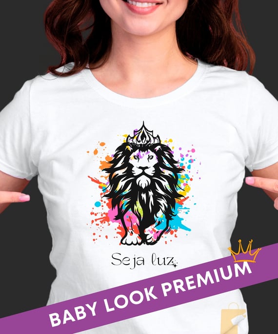 CAMISETA CRISTÃ PARA PRESENTEAR SEJA LUZ