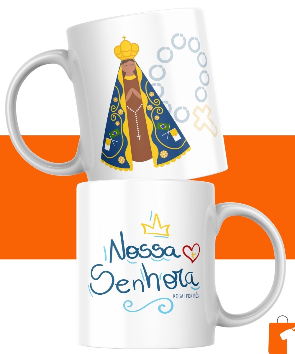 CANECA DE NOSSA SENHORA APARECIDA 