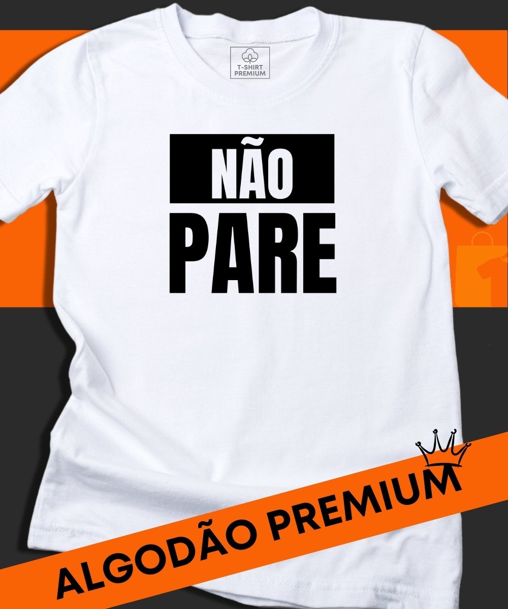 Nome do produto: CAMISETA FRASE MOTIVACIONAL SUPERAÇÃO