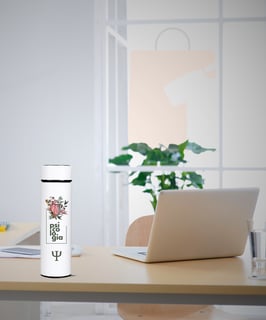 Nome do produto GARRAFA TÉRMICA PRESENTE PARA PSICÓLOGA COM SÍMBOLO DA PSICOLOGIA