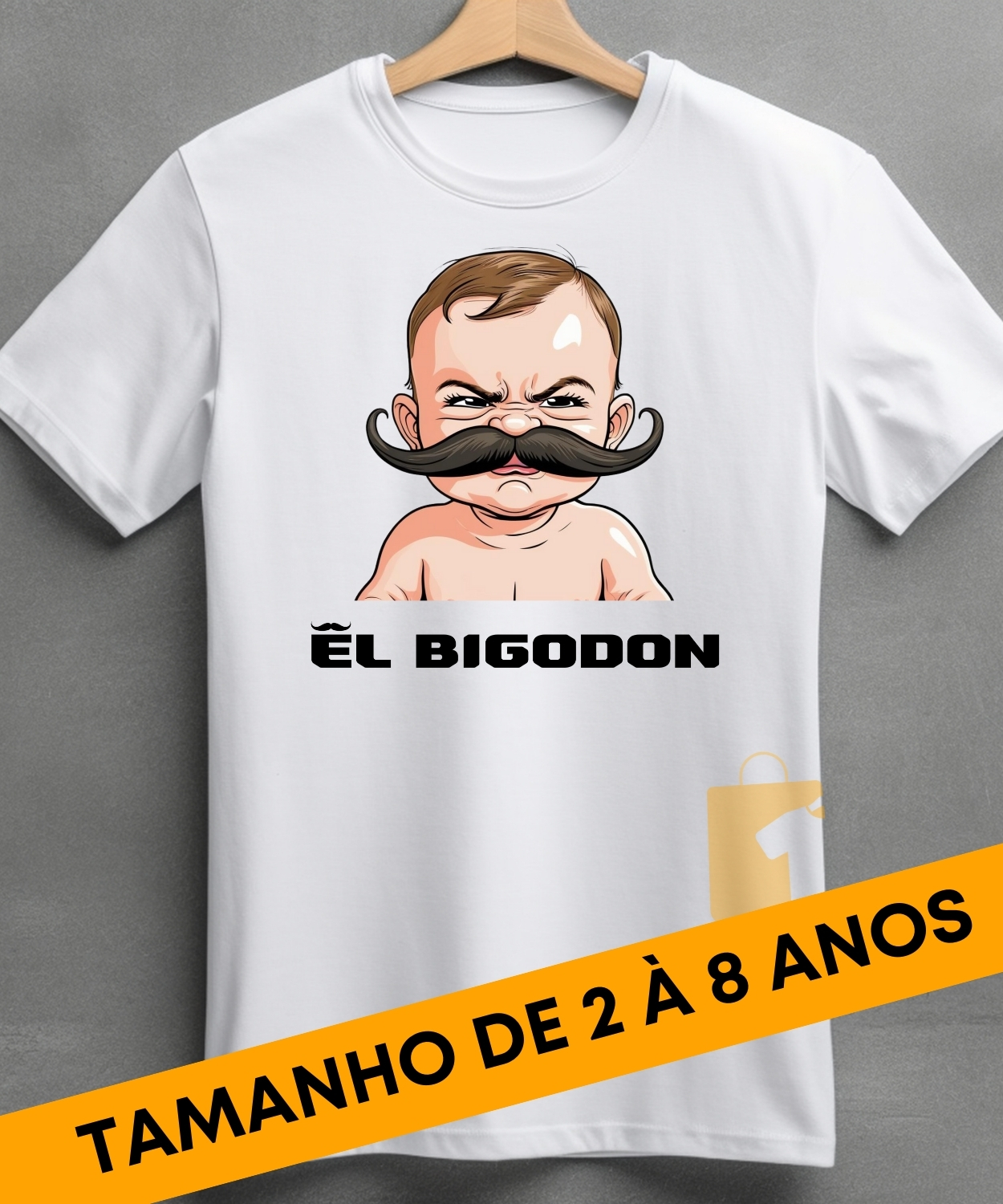 CAMISETA INFANTIL EL BIGODON