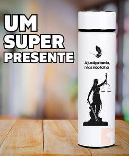 Nome do produto GARRAFA TÉRMICA PRESENTE PARA UM ADVOGADO