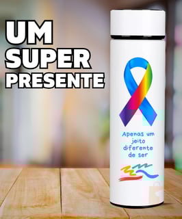 Nome do produto GARRAFA TÉRMICA SÍMBOLO AUTISMO