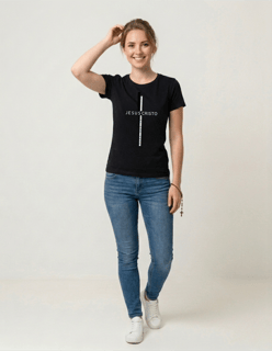 Nome do produto Camiseta Feminina Jesus Cristo Cruz