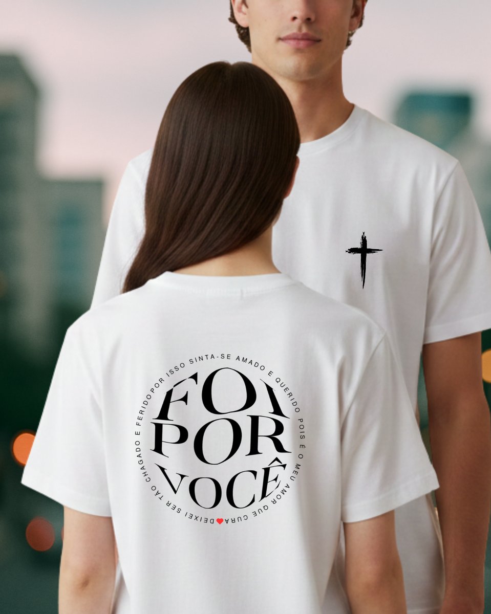 Nome do produto: Camiseta Foi por você