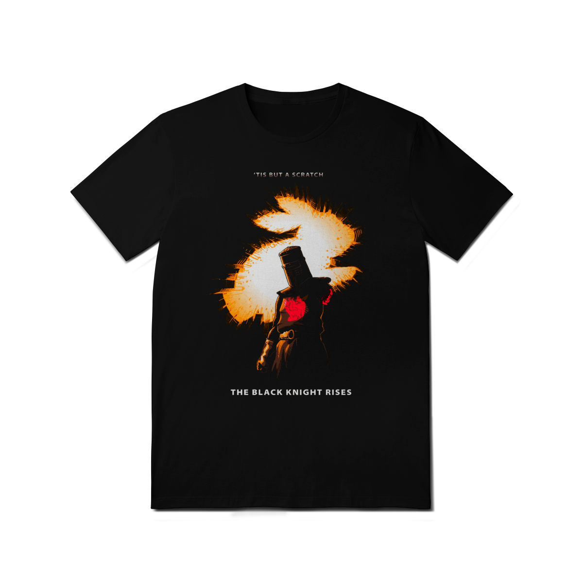 Camiseta Monty Python - Em busca do Cálice Sagrado - The Black Knight Rises