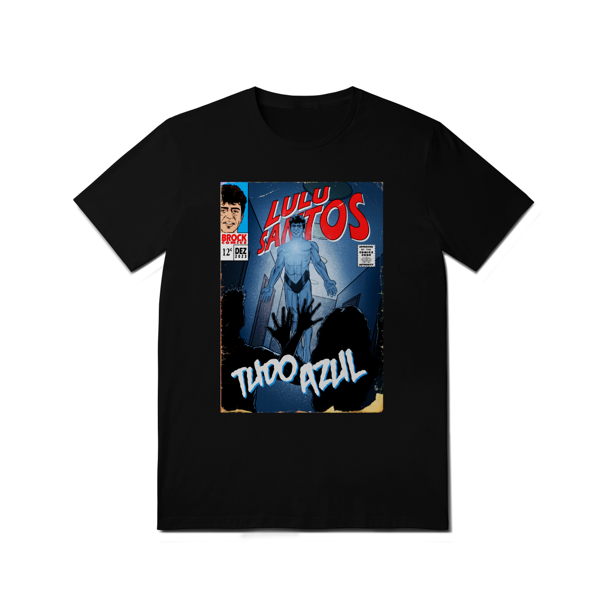 Camiseta Lulu Santos - Tudo Azul - Versão II