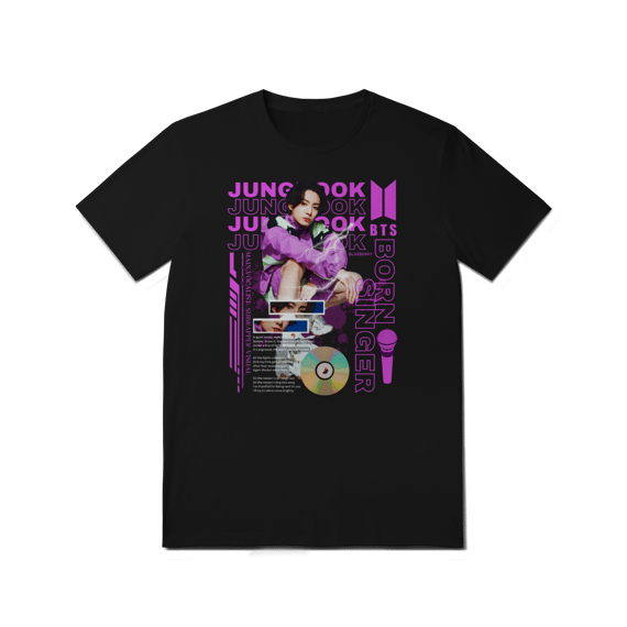 Camiseta BTS - Jungkook - Born Singer