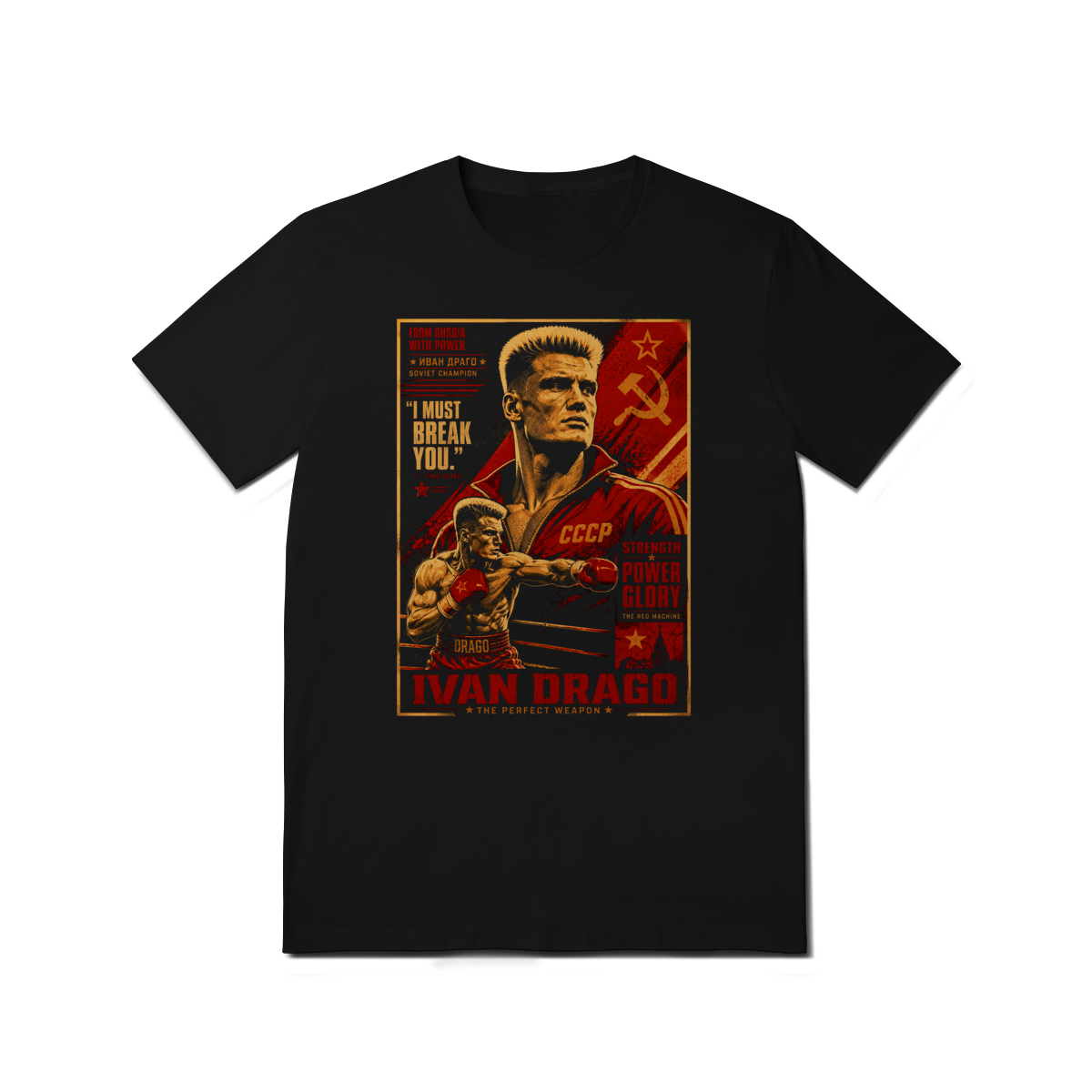 Nome do produto: Camiseta Rocky - Ivan Drago