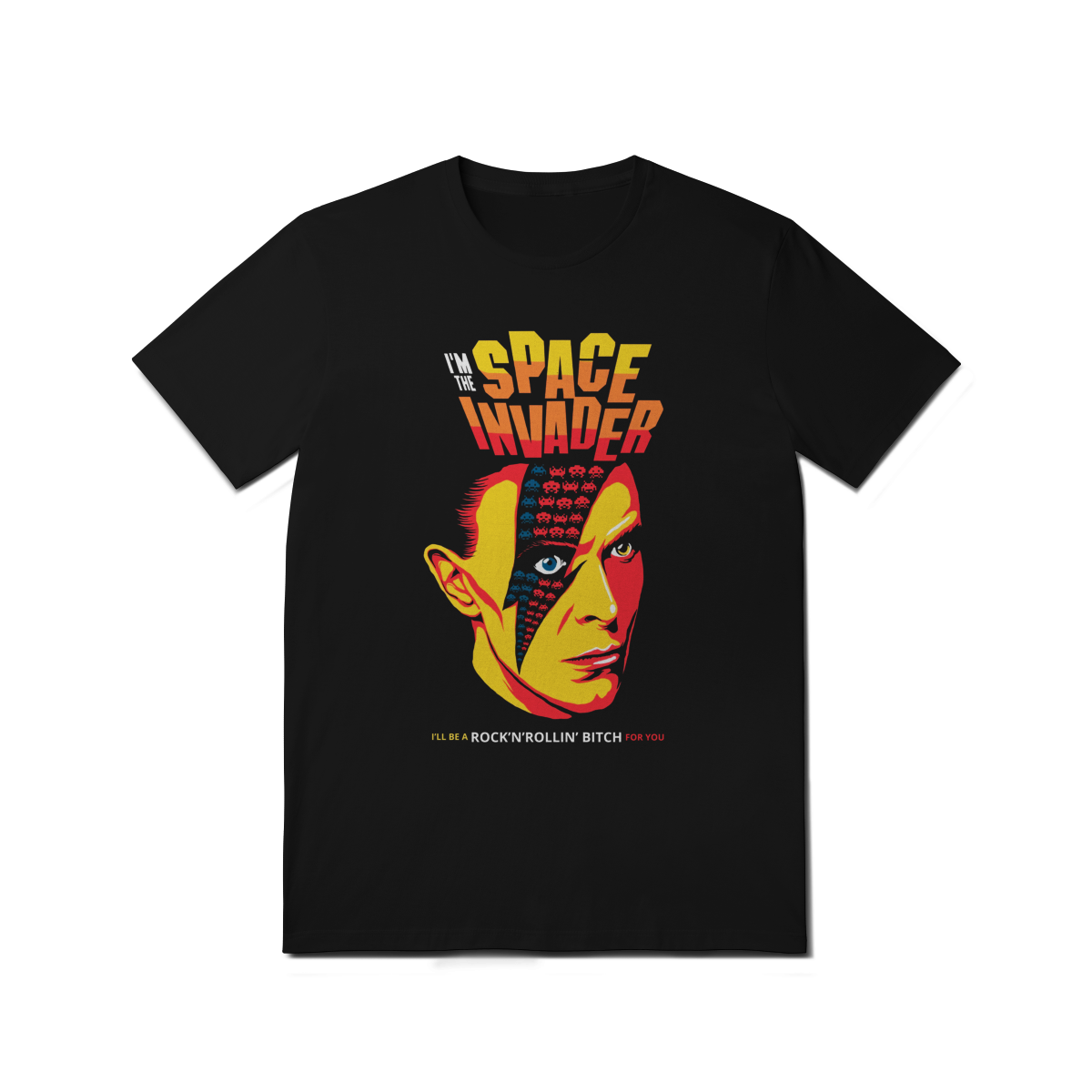 Nome do produto: Camiseta David Bowie - Space Invaders