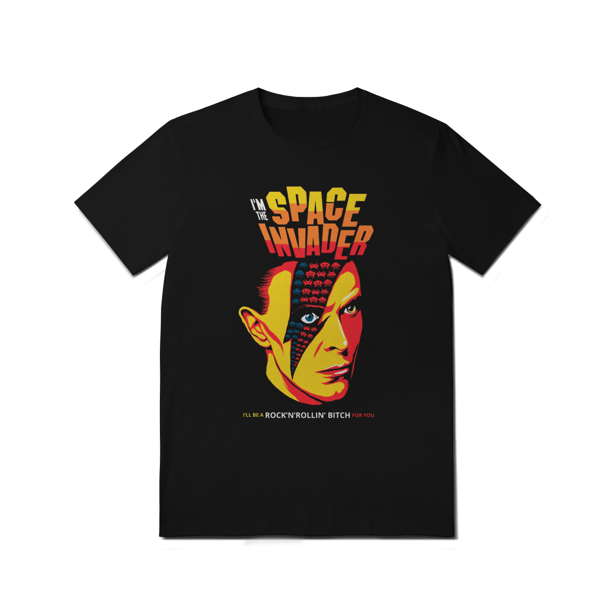 Nome do produto: Camiseta David Bowie - Space Invaders